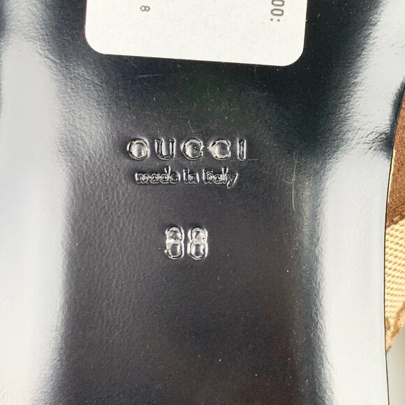 NIB Gucci monogram print slippers size 38 shoes - Picture 8 of 10